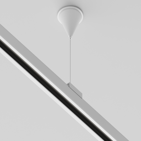 Componente pentru sistem de șină cu montaj pe suprafață Accesorii pentru șine Trinity, Plastic Alb, Maytoni TRA005WS-31W [3]