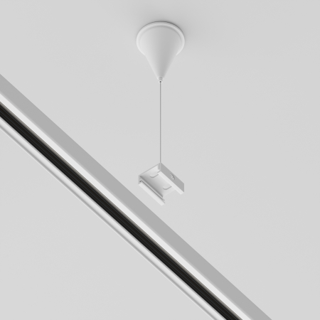 Componente pentru sistem de șină cu montaj pe suprafață Accesorii pentru șine Trinity, Plastic Alb, Maytoni TRA005WS-31W [4]