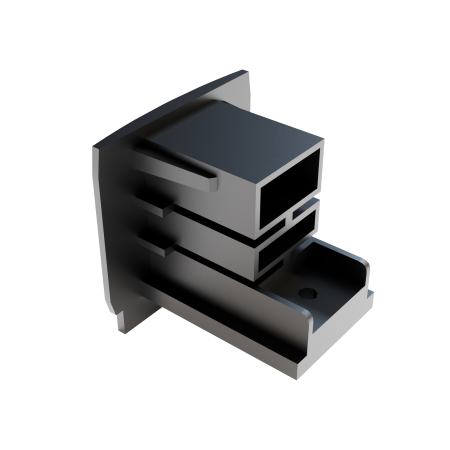 Componente pentru sistem de șină cu montaj pe suprafață Accesorii pentru șine Trinity, Plastic Negru, Maytoni TRA005EC-31B [0]
