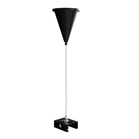 Componente pentru sistem de șină cu montaj pe suprafață Accesorii pentru șine Trinity, Plastic Negru, Maytoni TRA005WS-31B [0]