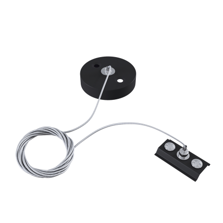 Produse - Componente pentru sistem de șină cu montaj pe suprafață Accesorii pentru șine Unity, Metal Negru, Maytoni TRA001CW-11B
