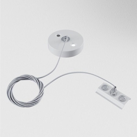 Componente pentru sistem de șină cu montaj pe suprafață Accesorii pentru șine Unity, Metal Negru, Maytoni TRA001CW-11W [2]