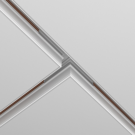Componente sistem de șine încastrate Accesorii pentru șine Exility, Aluminiu Alb, Maytoni TRA034CT-42.12W [3]