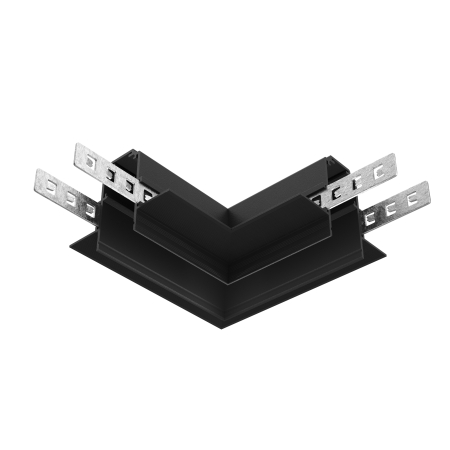 Produse - Componente sistem de șine încastrate Accesorii pentru șine Exility, Aluminiu Negru, Maytoni TRA034CL-42.12B