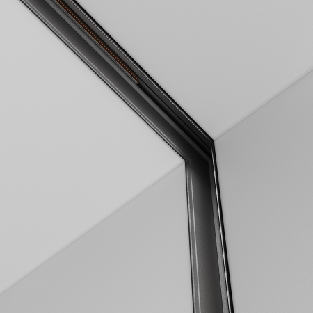 Componente sistem de șine încastrate Accesorii pentru șine Exility, Aluminiu Negru, Maytoni TRA034CL-42B [3]