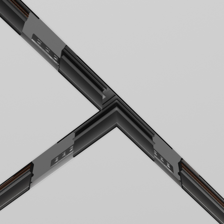 Componente sistem de șine încastrate Accesorii pentru șine Exility, Aluminiu Negru, Maytoni TRA034CT-42.12B [4]