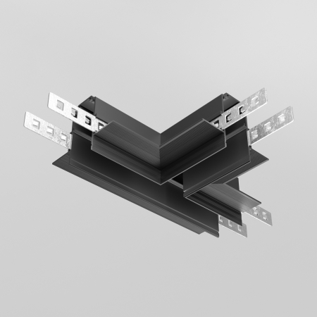Componente sistem de șine încastrate Accesorii pentru șine Exility, Aluminiu Negru, Maytoni TRA034CT-42.12B [2]