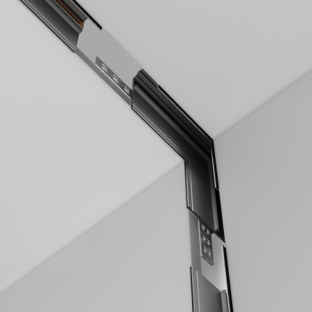 Componente sistem de șine încastrate Accesorii pentru șine Exility, Aluminiu Negru, Maytoni TRA034ICL-42.12B [4]