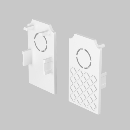 Componente sistem de șine încastrate Accesorii pentru șine Exility, Plastic Alb, Maytoni TRA034EC-42W [2]