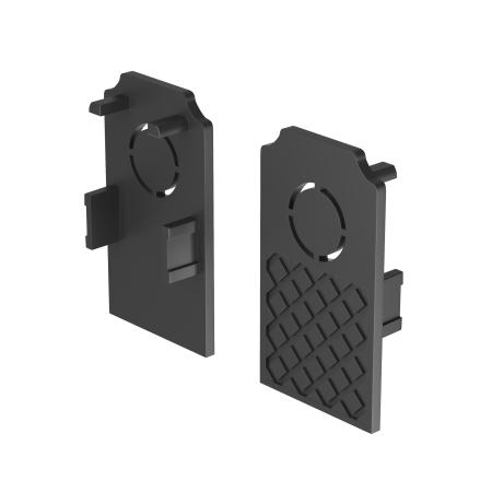 Produse - Componente sistem de șine încastrate Accesorii pentru șine Exility, Plastic Negru, Maytoni TRA034EC-42B