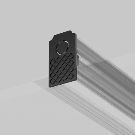 Componente sistem de șine încastrate Accesorii pentru șine Exility, Plastic Negru, Maytoni TRA034EC-42B [1]