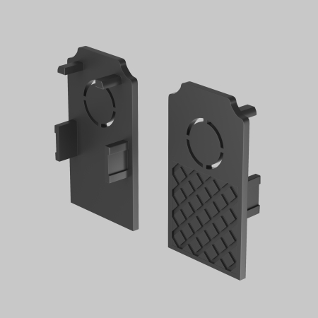 Componente sistem de șine încastrate Accesorii pentru șine Exility, Plastic Negru, Maytoni TRA034EC-42B [2]