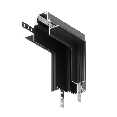 Produse - Componente sistem de șine încastrate Accesorii pentru șine S35, Aluminiu Negru, Maytoni TRA004ICL-22B