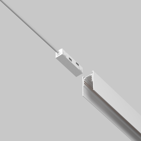 Componente sub tensiune pentru sisteme de iluminat Accesorii pentru șine Exility, Plastic Alb, Maytoni TRA034B-42W-1 [4]