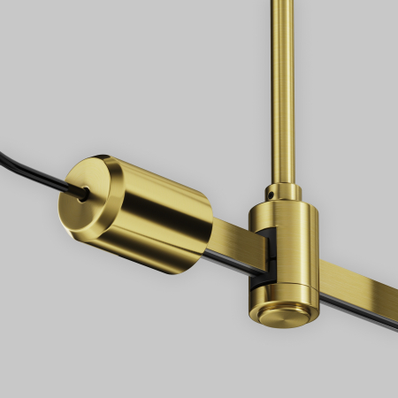 Componente sub tensiune pentru sisteme de iluminat Accesorii pentru șine Flarity, Aluminiu Alamă, Maytoni TRA154C-SB1-BS [2]