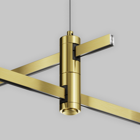 Componente sub tensiune pentru sisteme de iluminat Accesorii pentru șine Flarity, Aluminiu Alamă, Maytoni TRA157SW-D1-BS [2]