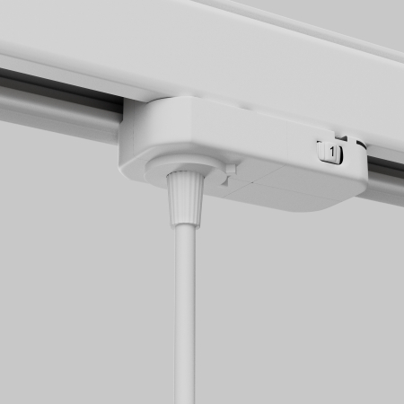 Componente sub tensiune pentru sisteme de iluminat Accesorii pentru șine Trinity Alb Plastic -W MAYTONI TRA005-3-A-W [4]