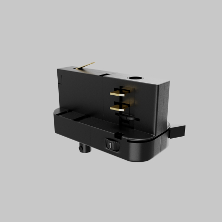 Componente sub tensiune pentru sisteme de iluminat Accesorii pentru șine Trinity Negru Plastic -W MAYTONI TRA005-3-A-B [2]