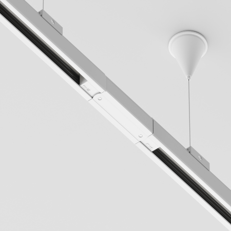 Componente sub tensiune pentru sisteme de iluminat Accesorii pentru șine Trinity, Plastic Alb, Maytoni TRA005C-31W [3]