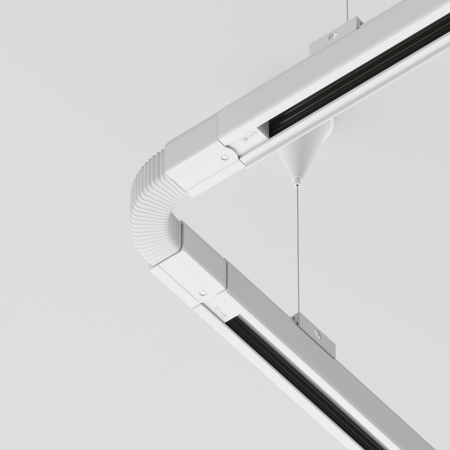 Componente sub tensiune pentru sisteme de iluminat Accesorii pentru șine Trinity, Plastic Alb, Maytoni TRA005CF-31W [3]