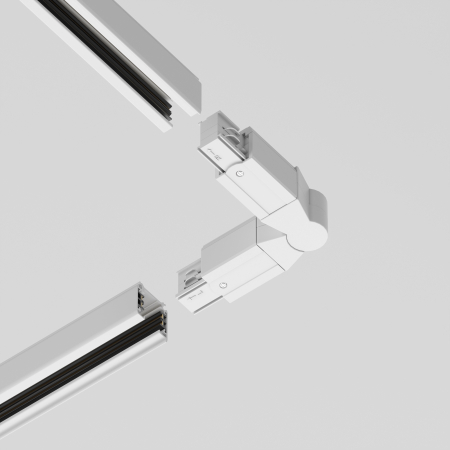 Componente sub tensiune pentru sisteme de iluminat Accesorii pentru șine Trinity, Plastic Alb, Maytoni TRA005CS-31W [4]