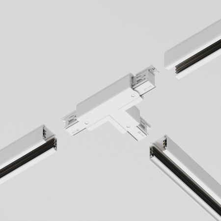 Componente sub tensiune pentru sisteme de iluminat Accesorii pentru șine Trinity, Plastic Alb, Maytoni TRA005CT-31W-R [4]