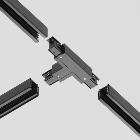 Componente sub tensiune pentru sisteme de iluminat Accesorii pentru șine Trinity, Plastic Negru, Maytoni TRA005CT-31B-L [4]