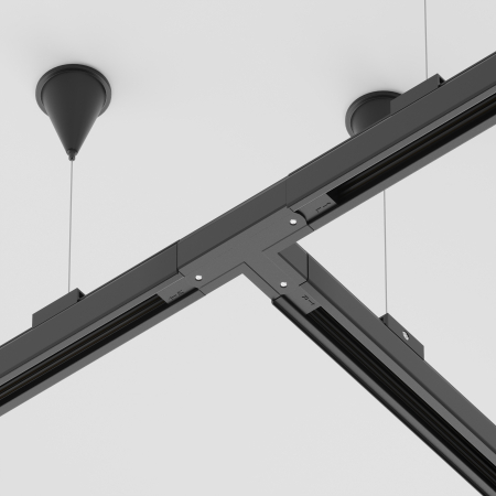 Componente sub tensiune pentru sisteme de iluminat Accesorii pentru șine Trinity, Plastic Negru, Maytoni TRA005CT-31B-R [3]