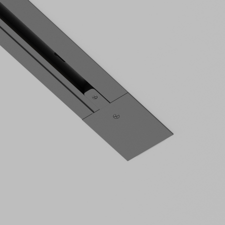 Componente sub tensiune pentru sisteme de iluminat Accesorii pentru șine Unity, Aluminiu Negru, Maytoni TRA002B-11B [3]