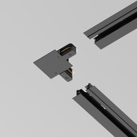 Componente sub tensiune pentru sisteme de iluminat Accesorii pentru șine Unity, Aluminiu Negru, Maytoni TRA002CL-11B [4]