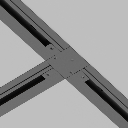 Componente sub tensiune pentru sisteme de iluminat Accesorii pentru șine Unity, Aluminiu Negru, Maytoni TRA002CT-11B [3]