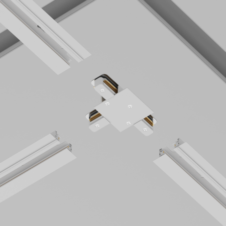 Componente sub tensiune pentru sisteme de iluminat Accesorii pentru șine Unity, Aluminiu Negru, Maytoni TRA002CT-11W [4]