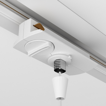 Componente sub tensiune pentru sisteme de iluminat Accesorii pentru șine Unity, Plastic Alb, Maytoni TRA011-1-A-W [3]