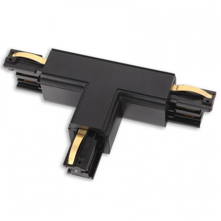 Promotii - Conector T stanga negru/alb pentru sina aplicata Track, MHT1-T/L-BK - Maxlight