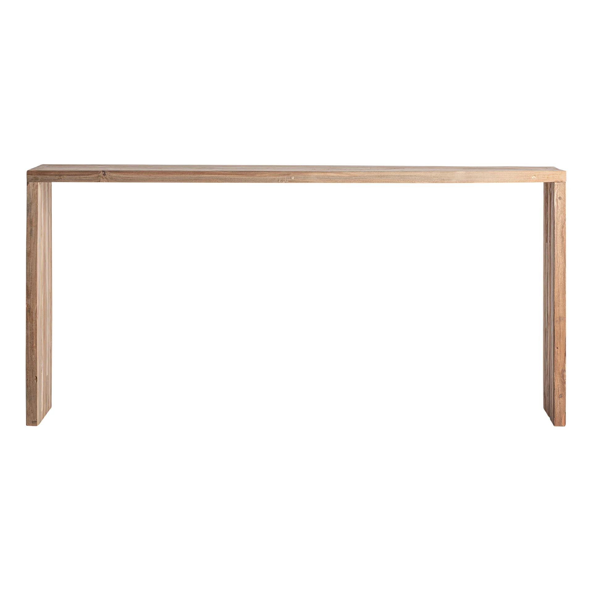 Produse - Consola din Lemn de Teak Reciclat, 180x45x85 cm, Stil Rustic - VicalHome 37045