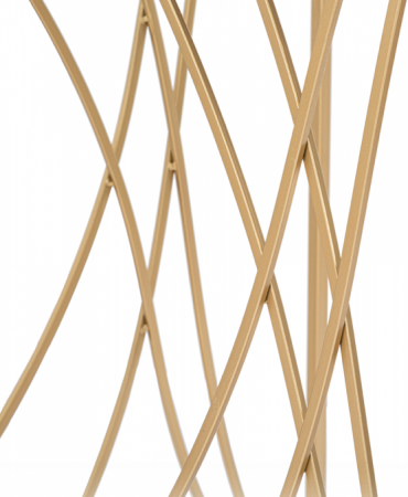 Consola glam blat oglinda Kalina 120X40X80 cm baza metal auriu [3]