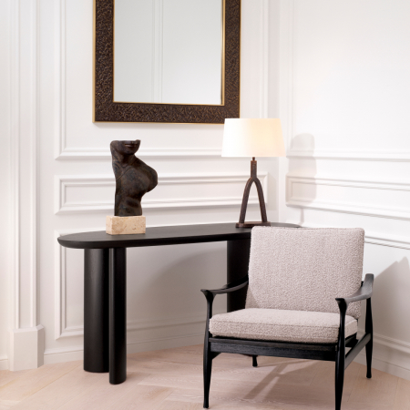   Consola Lindner furnir negru 117468 EICHHOLTZ [1]