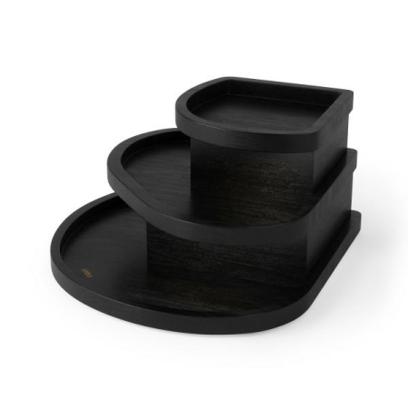 Cutii decorative - Container de Depozitare Cove 23x13x23 cm, In Negru Inspirat din Lemn Natural - Umbra