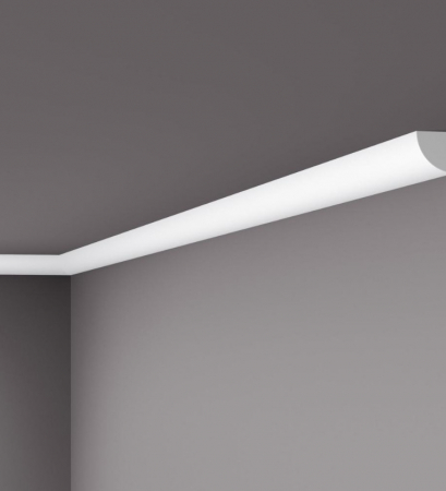 Cornisa decorativa din polimer rigid C1 - 1.1x1.9x200 cm [2]