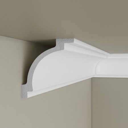 Produse - Cornisa decorativa din polimer rigid C12 - 5x7x200 cm