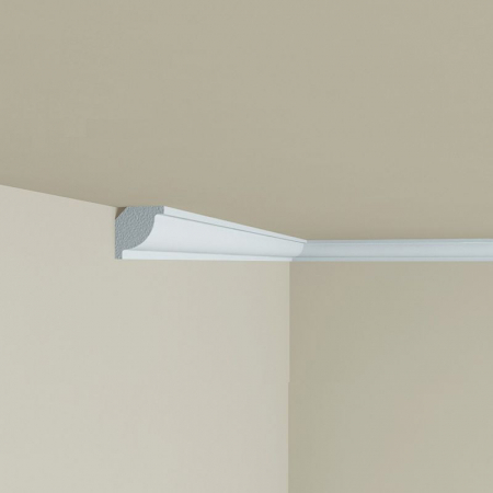 Produse - Cornisa decorativa din polimer rigid C2 - 2.2x2.2x200 cm