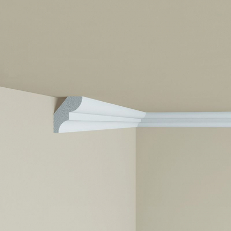Produse - Cornisa decorativa din polimer rigid C3 - 2.8x2.8x200 cm