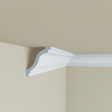 Produse - Cornisa decorativa din polimer rigid C6 - 5.4x5.2x200 cm