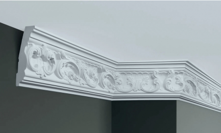 Produse - Cornisa decorativa din poliuretan C724 - 11.4x5.4x200 cm