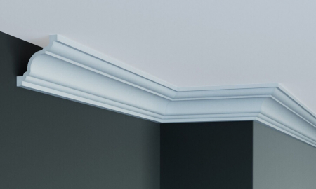 Produse - Cornisa decorativa din poliuretan Flexibil P819F - 6.4x6.9x200 cm