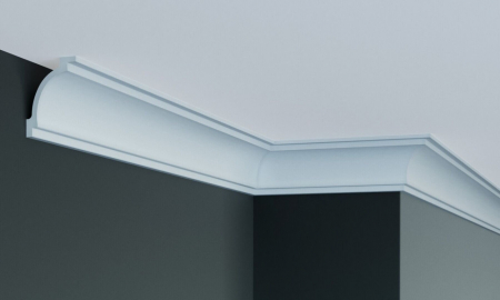 Produse - Cornisa decorativa din poliuretan Flexibil P821F - 7x5x200 cm