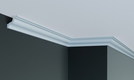Produse - Cornisa decorativa din poliuretan Flexibil P824F - 4x4x200 cm