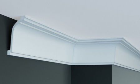 Produse - Cornisa decorativa din poliuretan Flexibil P836F - 6.5x12x200 cm