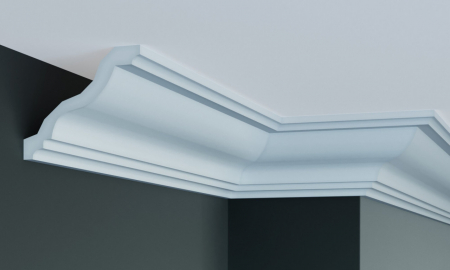 Produse - Cornisa decorativa din poliuretan Flexibil P934F - 10.4x12.4x200 cm