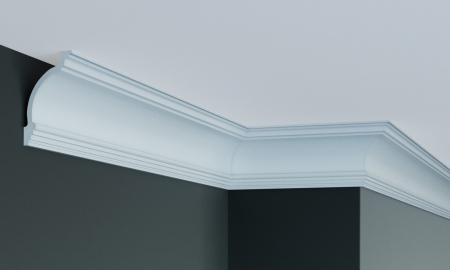 Produse - Cornisa decorativa din poliuretan Flexibil P949F - 11.3x14.5x200 cm